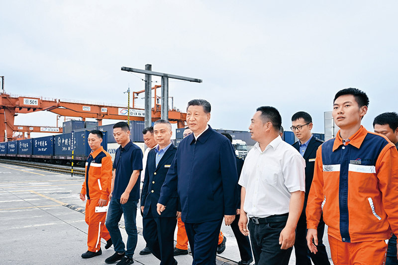 習近平：堅定不移推進(jìn)高水平對外開(kāi)放
